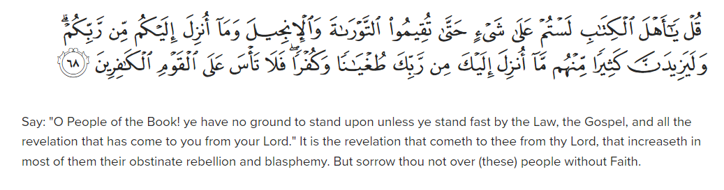 Surah 5:68